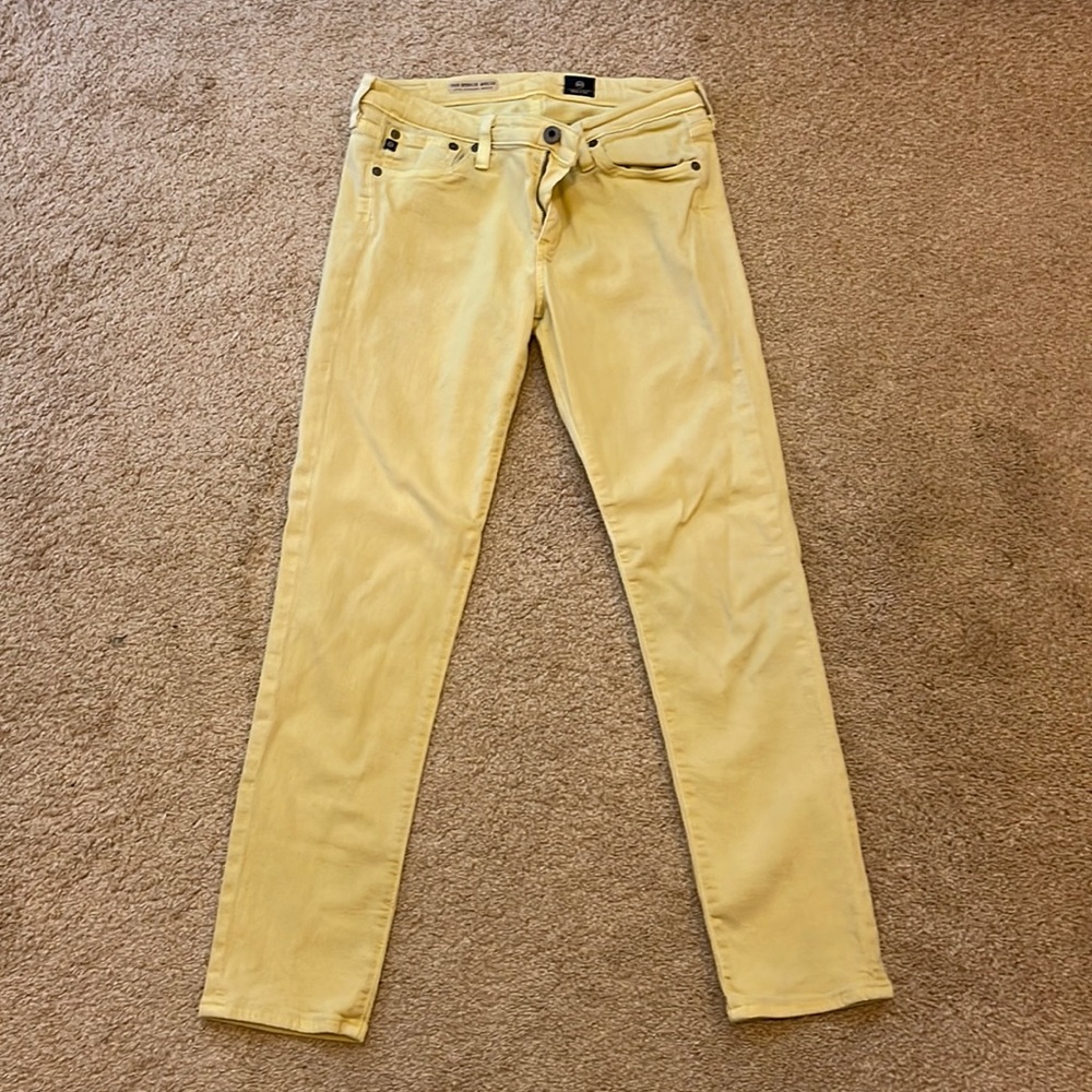 Pale Yellow AG Adriano Goldschmied Denim